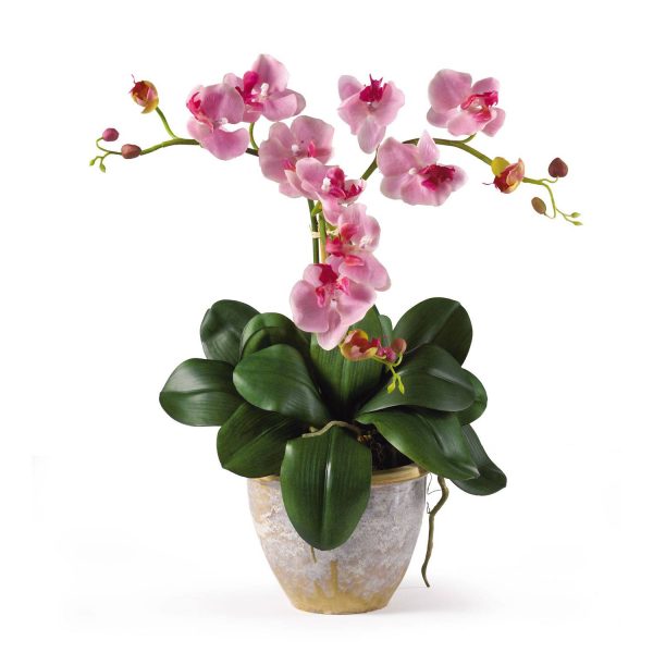 Triple Mini Phalaenopsis Silk Flower Arrangement S7F1038 1038 LV LG