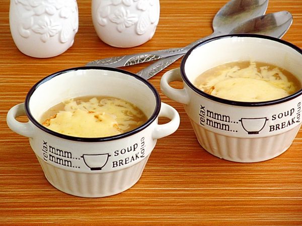 Классический французский луковый суп, пошаговый рецепт с фото